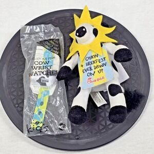 Chick-Fil-A Cow Plush & Sealed Watch